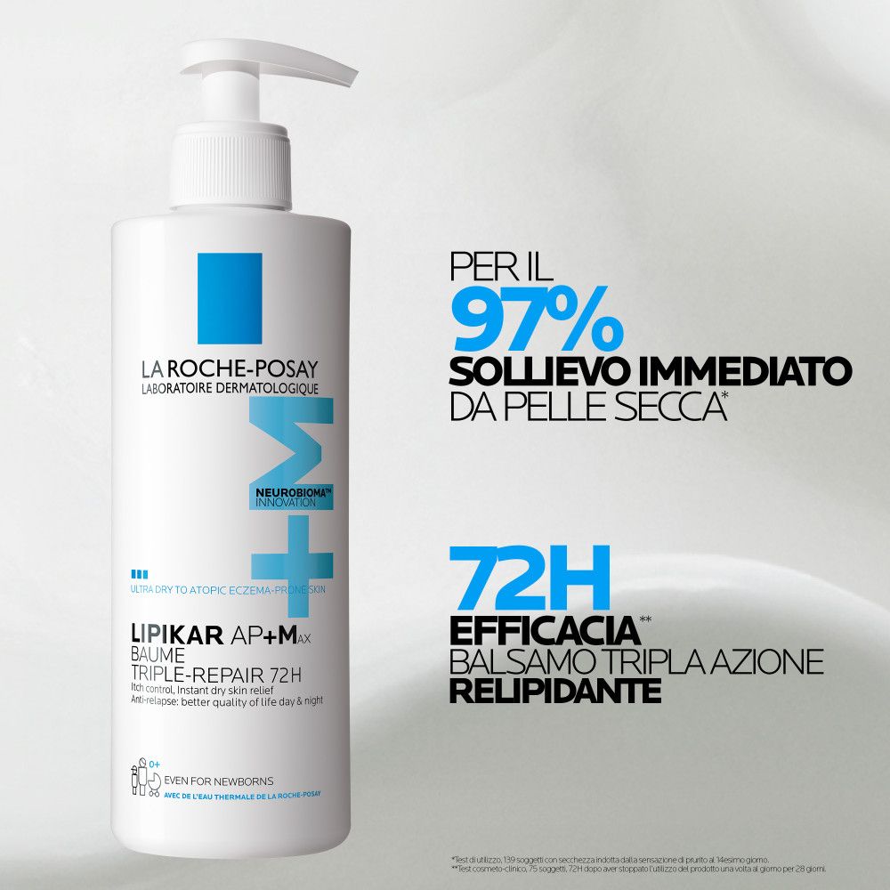 Lipikar Baume Ap+max 400 Ml La Roche Posay