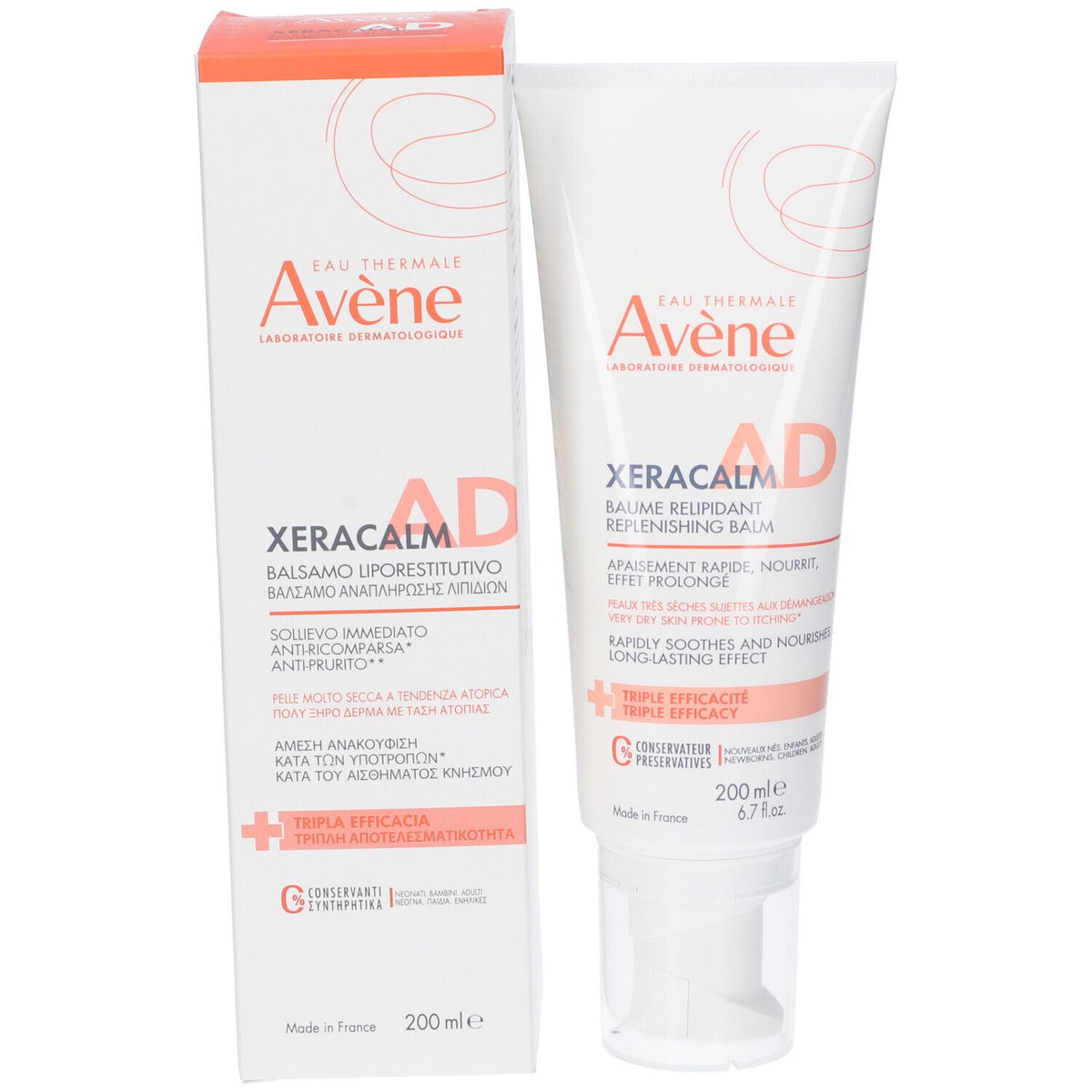 Avene Xeracalm Ad Baume Liporestitutif 200 Ml Nouvelle Formule Avene