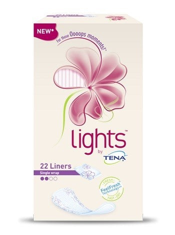 essity proteggi slip per icontinenza piccole perdite lights by tena normal ripiegato 22 pezzi tena ean 7322540808704