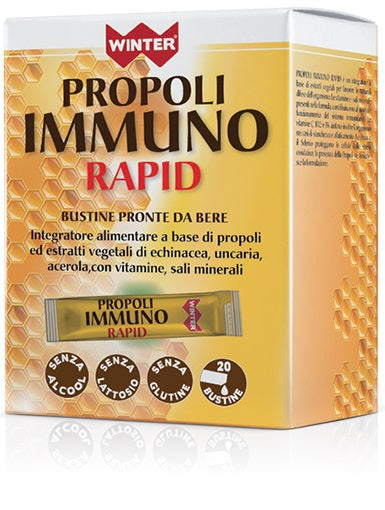 gdp srl general dietet pharma winter propoli immuno rapid 20 bustine ean 8057742221769
