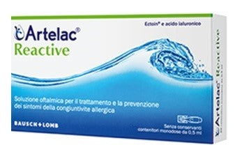 bausch lomb iom artelac reactive soluzione oftalmica monodose 10 unita da 05 ml artelac ean 4049649000954
