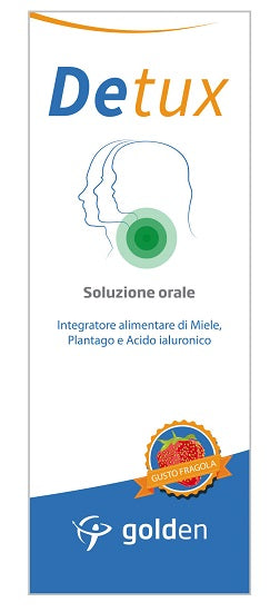 golden pharma detux soluzione orale gusto fragola 150 ml golden pharma
