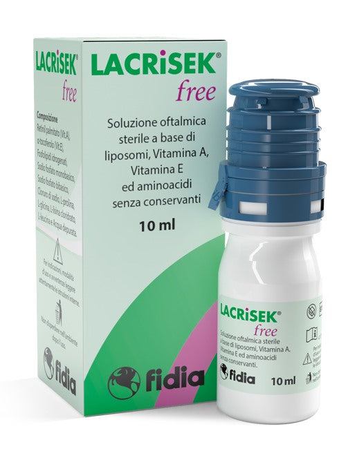 sooft italia lacrisek free soluzione oftalmica senza conservanti 10 ml lacrisek ean 8033661806379