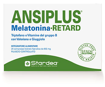 stardea ansiplus retard melatonina 20 compresse bistrato fast slow 955 mg stardea ean 8053614910069