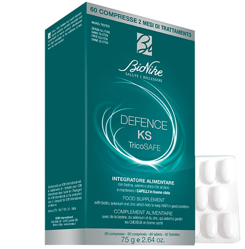 icim bionike defence ks tricosafe 60 compresse bionike ean 8029041165853