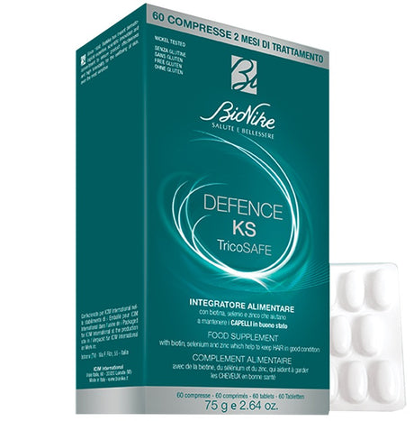 icim bionike defence ks tricosafe 60 compresse bionike ean 8029041165853