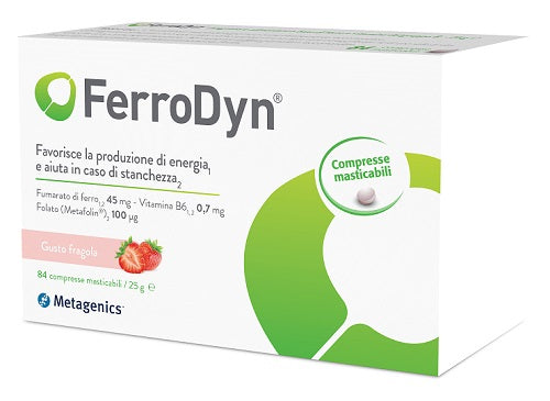 metagenics belgium ferrodyn 84 compresse masticabili metagenics ean 5400433230626