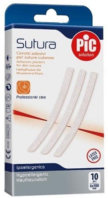 pikdare cerotto per sutura pic solution 6 x 100 mm 10 pezzi pic ean 8058090009337