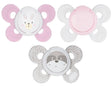 artsana chicco chicco succhietto comfort girl silicone 0 6 mesi 2 pezzi chicco ean 8058664082490