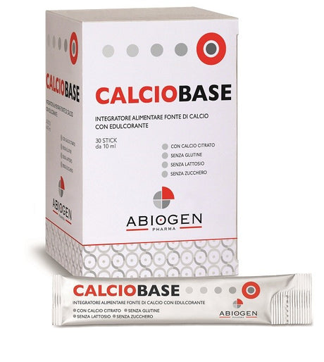 abiogen pharma calciobase 30 stick da 10 ml abiogen ean 8056515860341