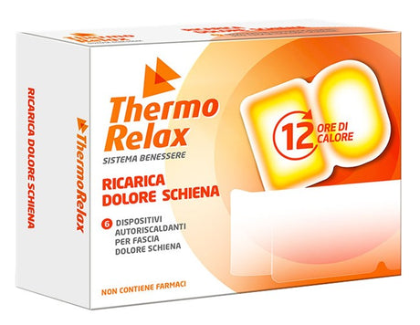 alsipharma thermorelax ricarica per fascia dolore lombare 6 dispositivi autoriscaldanti thermorelax ean 8009432018791