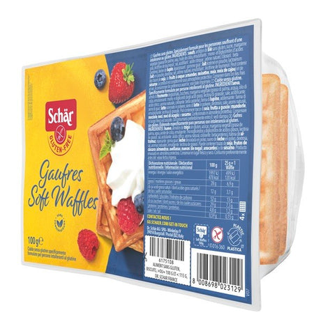 dr schar schaer schar gaufre soft waffles 100 g schar ean 8008698023129