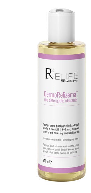 menarini comm dermorelizema olio detergente idratante 200 ml relife ean 8055348240115