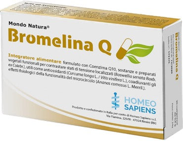 homeo sapiens bromelina q mondo natura 30 compresse homeo sapiens ean 8051093120955