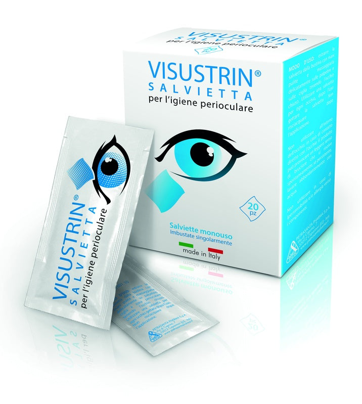 pietrasanta visustrin salvietta oculare 20 pezzi visustrin ean 8032956144714