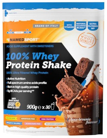 named sport 100 whey protein shake choco brownie 900 g named ean 8054956342839