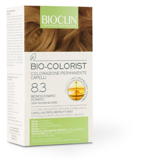 ist ganassini bioclin bio colorist 83 biondo chiaro dorato bioclin ean 8050444856758
