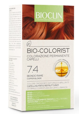 ist ganassini bioclin bio colorist 74 biondo rame bioclin ean 8050444856796