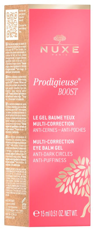 nuxe nuxe prodigieuse boost gel balsamo occhi multi correzione 15 ml nuxe ean 3264680015861