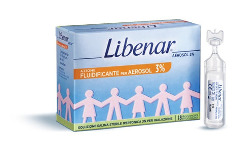perrigo italia soluzione salina ipertonica 3 libenar per inalazione con aerosol 18 flaconcini monouso x 4ml libenar ean 8004283155367