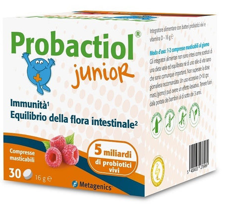 metagenics belgium probactiol junior 30 compresse masticabili new probactiol ean 5400433276969