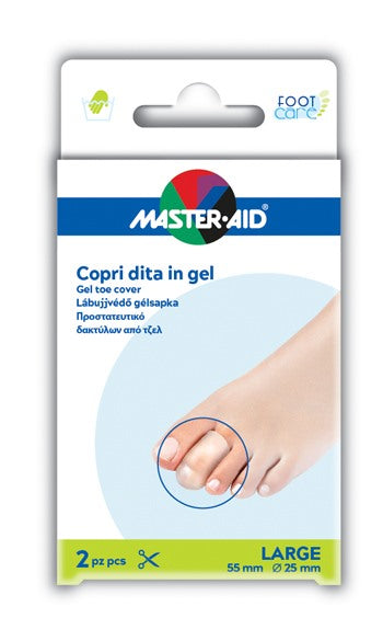 pietrasanta pharma copri dita master aid footcare in gel large 2 pezzi c2 master aid ean 8032956144875