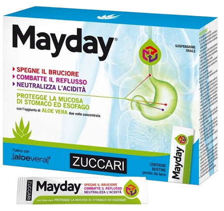 zuccari mayday sospensione per uso orale alla menta 24 bustine 10 ml zuccari ean 8026380804016