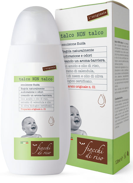 artsana chicco fiocchi di riso talco non talco 120 ml fiocchi di riso ean 8058664105670