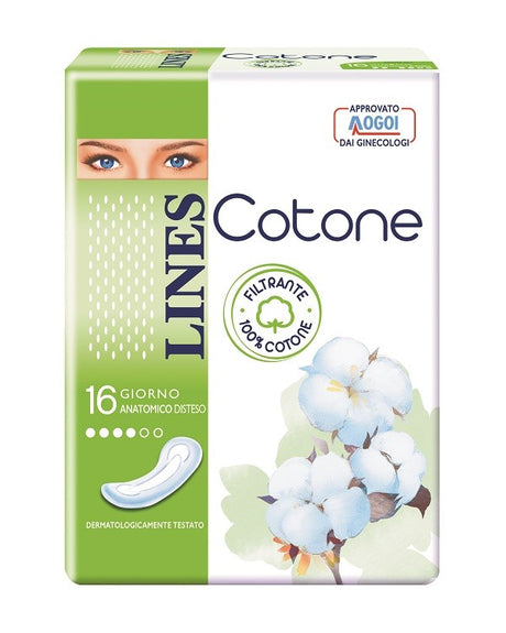 fater lines cotone non ultra anatomici distesi 16 pezzi lines ean 8001480054547