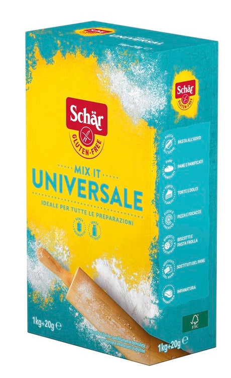 schar due schar mix it farina universale senza lattosio 1 kg 20 g schar ean 8008698028346