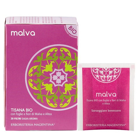 erboristeria magentina tisana malva bio 20 filtri erboristeria magentina ean 8059300782392