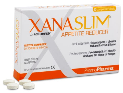 promopharma xanaslim appetite reducer 40 compresse masticabili promopharma