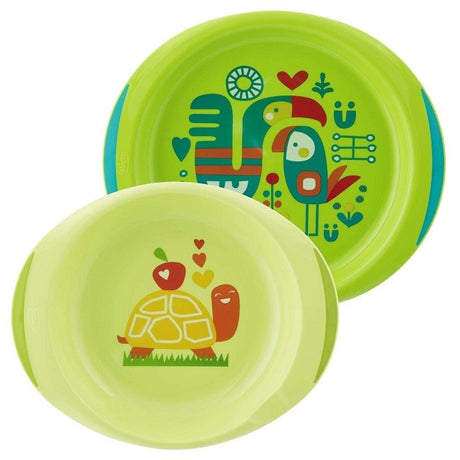 artsana chicco chicco piatto fondo e piano 12m verde chicco ean 8058664000791