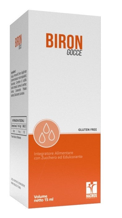 nacros biron gocce 15 ml ean 8058697510168