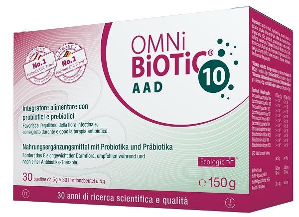 istituto allergosan italia omni biotic 10 aad 30 bustine da 5 g ean 9120001433742