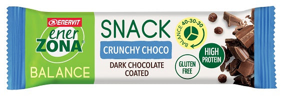 enervit enerzona snack crunchy choco 33 g enervit ean 8007640825088