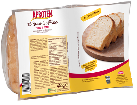 plasmon aproten pane bianco fette 2 pezzi da 200 g aproten ean 8001040199640