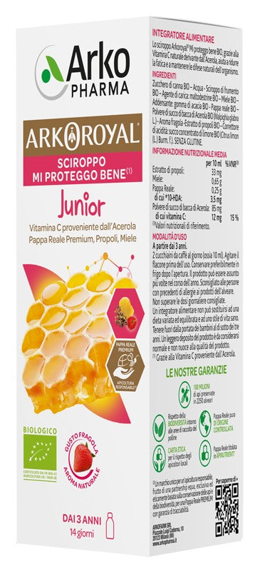 arkofarm arkoroyal concentrato fluido mi proteggo bio 150 ml arkofarm ean 3578830110024