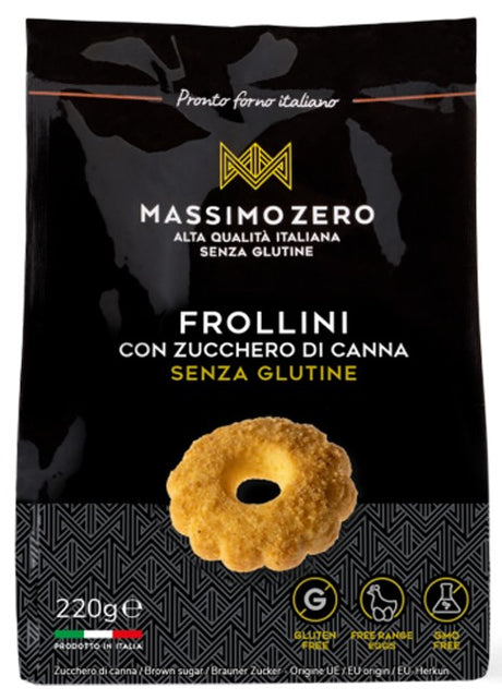nuova terra massimo zero frollini zucchero di canna 220 g massimo zero ean 8052747935055