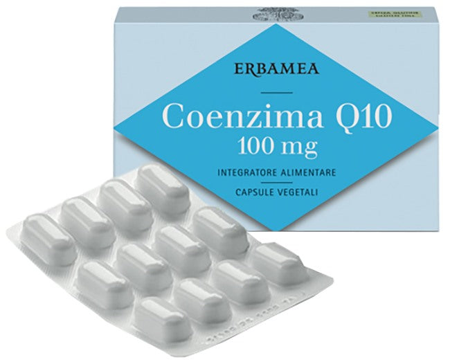 erbamea erbamea coenzima q10 100 mg 24 capsule vegetali erbamea ean 8032841634689