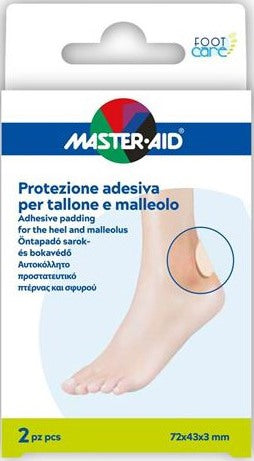 pietrasanta pharma protezione tallonemalleolo master aid footcare 2 pezzi a7 master aid ean 8032956145315