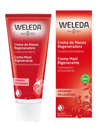 weleda italia crema mani melograno rigenerante 50 ml weleda ean 4001638088459