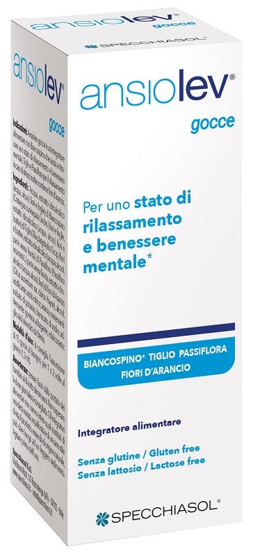 specchiasol named ansiolev gocce 20 ml specchiasol ean 8002738865939