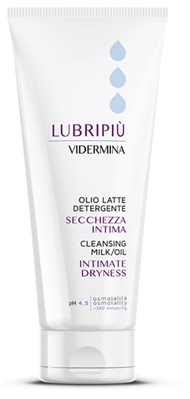 ganassini health care vidermina lubripiu olio latte detergente secchezza intima 200 ml vidermina ean 8050444857946