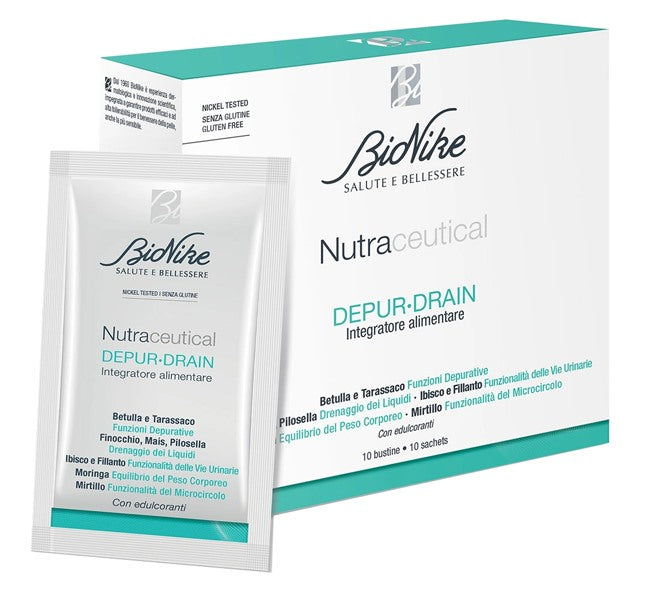 icim bionike nutraceutical depur drain 10 bustine bionike ean 8029041184113