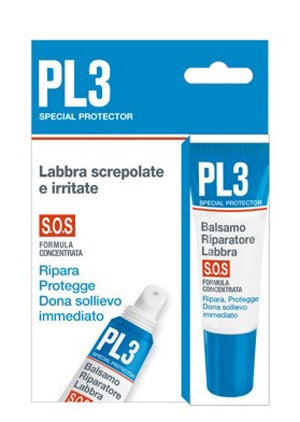 kelemata pl3 balsamo riparatore labbra sos con astuccio 75 ml pl3 ean 8009150702309