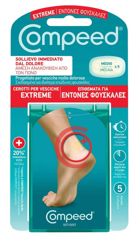 perrigo hra compeed cerotti per vesciche extreme 5 pezzi compeed ean 3663555002386