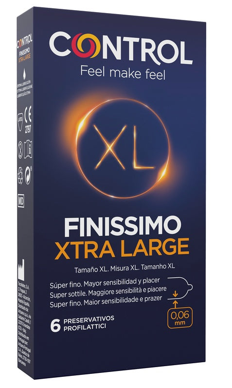 pikdare control finissimo xtra large 6 pezzi control ean 8411134140340