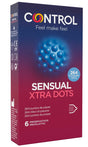 pikdare control sensual xtra dots 6 pezzi control ean 8411134140876