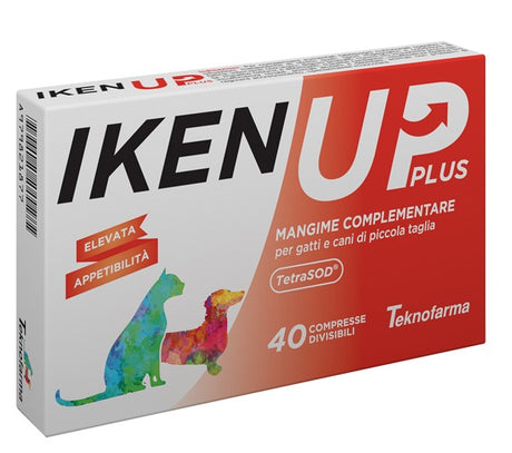 teknofarma vet iken up plus cani gatti piccola taglia scatola 40 compresse